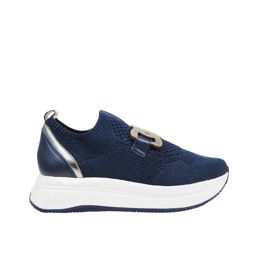 NEW SOFTWAVES women's simone slip on sneakers in navy